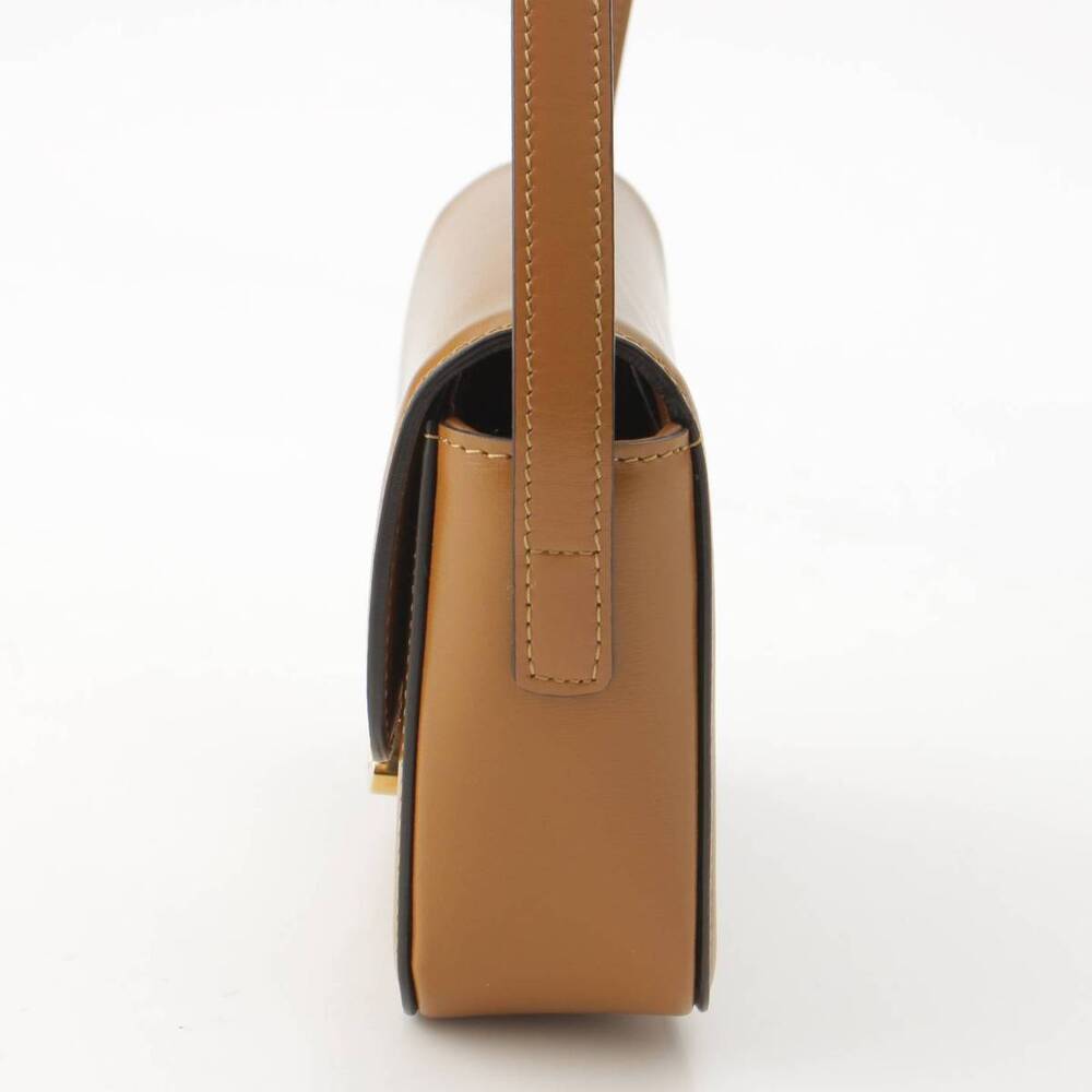 Celine Triomphe Calfskin Leather Shoulder Bag Camel Tan - Picture 3 of 8
